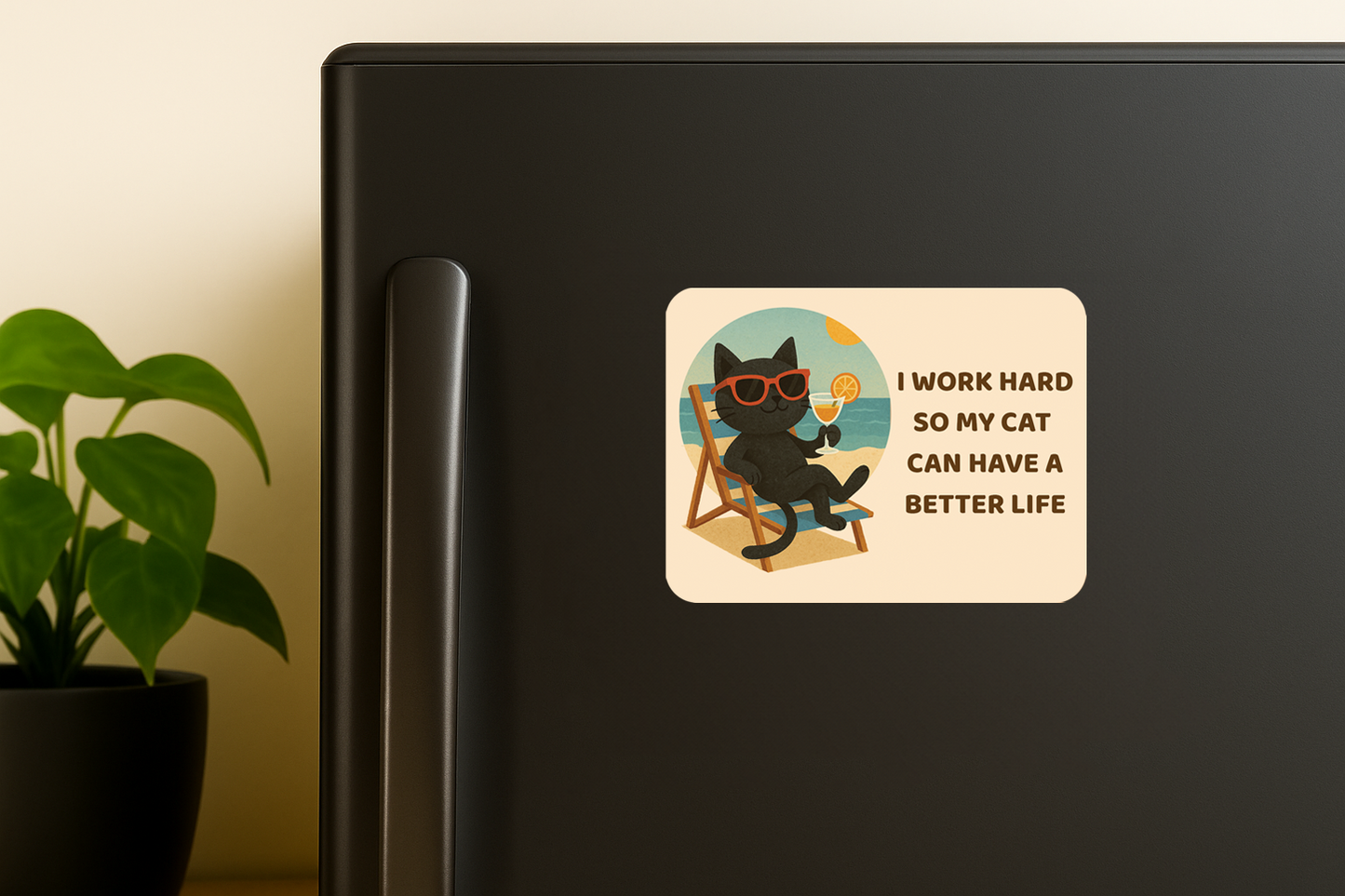 I Work Hard So My Cat Can Have a Better Life